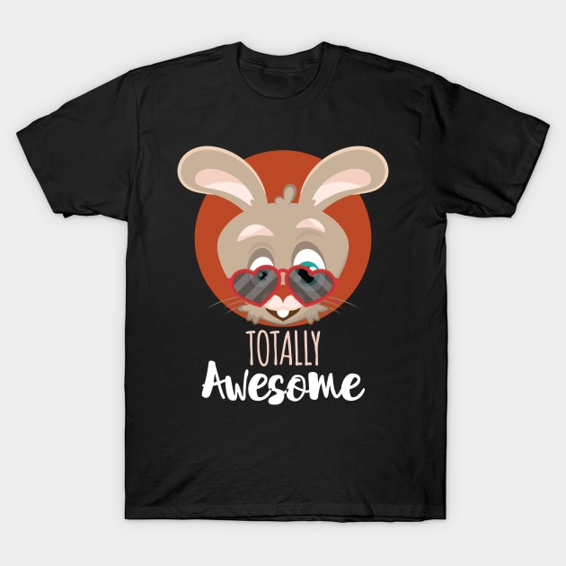 Totally Awesome Hase T-Shirt by schuhboutique-finke